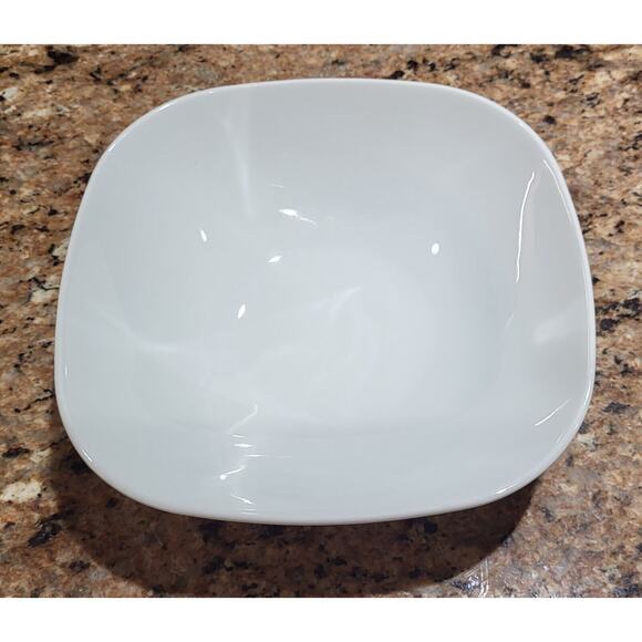 (Qty 1) IKEA Of Sweden White 8" Square Shaped Rounded Edges # 20726 - Picture 2 of 14